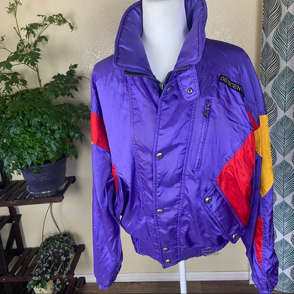 Descente Jackets & Blazers - Descente vintage purple light weight ski jacket M